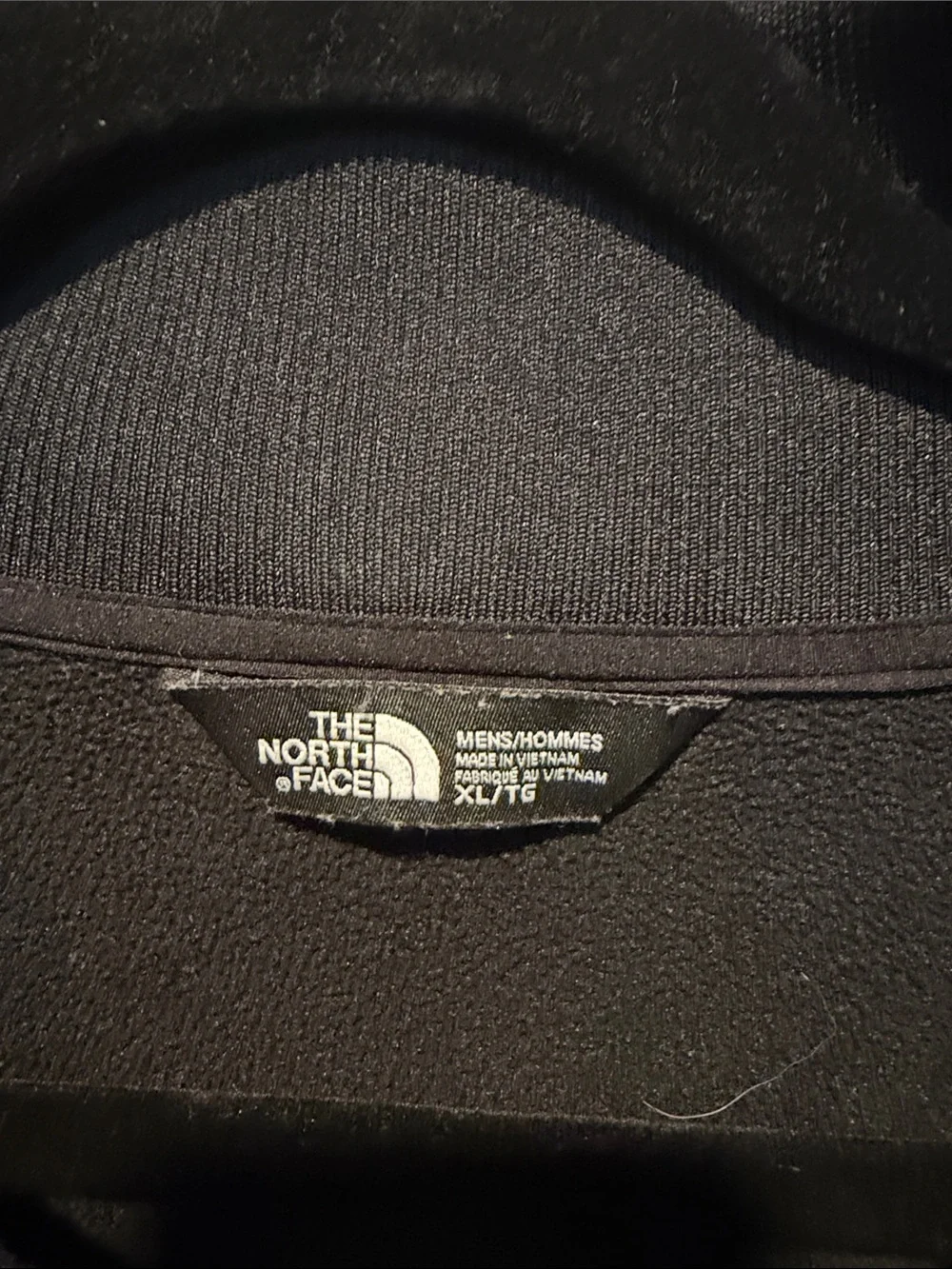 The North Face Men’s Black and Gray Performance Full-Zip Jacket -XL